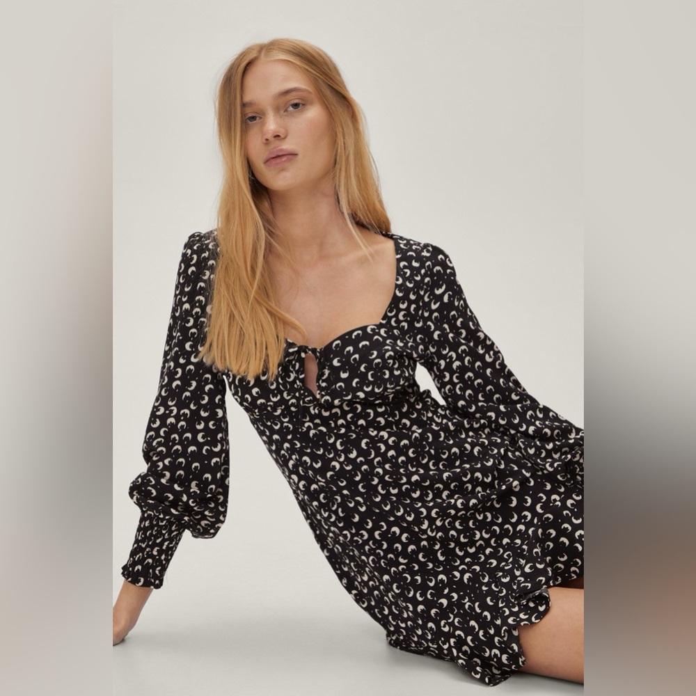 NWT Nasty Gal Half Moon Dress